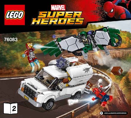 Istruzioni per la Costruzione - LEGO - Marvel Super Heroes - 76083 - Attenzione alla VULTURE: Page 1