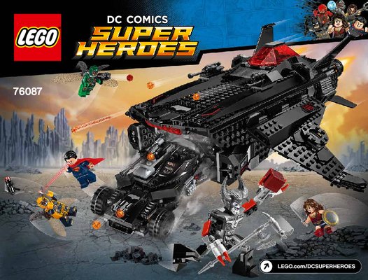 Istruzioni per la Costruzione - LEGO - DC Comics Super Heroes - 76087 - Volpe volante: attacco al ponte aereo con la Batmobile: Page 1