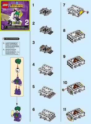 Istruzioni per la Costruzione - LEGO - 76093 - Mighty Micros: Nightwing™ vs. The Joker™: Page 1