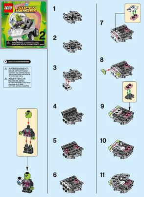 Istruzioni per la Costruzione - LEGO - 76094 - Mighty Micros: Supergirl™ vs. Brainiac™: Page 1