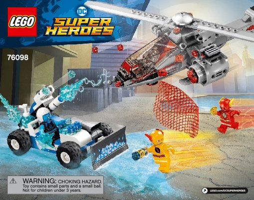 Istruzioni per la Costruzione - LEGO - 76098 - Speed Force Freeze Pursuit: Page 1