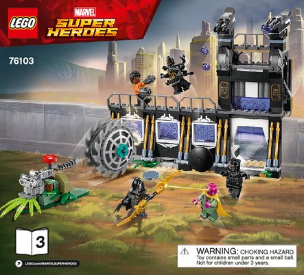 Istruzioni per la Costruzione - LEGO - 76103 - Corvus Glaive Thresher Attack: Page 1