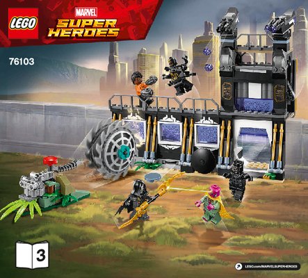 Istruzioni per la Costruzione - LEGO - 76103 - Corvus Glaive Thresher Attack: Page 1