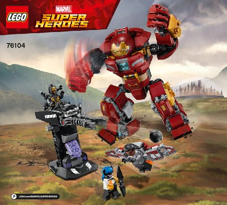 Istruzioni per la Costruzione - LEGO - 76104 - The Hulkbuster Smash-Up: Page 1