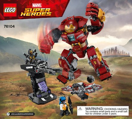 Istruzioni per la Costruzione - LEGO - 76104 - The Hulkbuster Smash-Up: Page 1