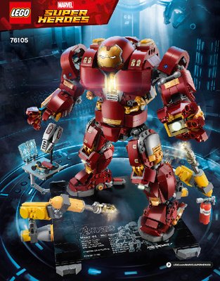 Istruzioni per la Costruzione - LEGO - 76105 - The Hulkbuster: Ultron Edition: Page 1