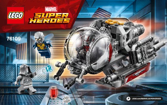 Istruzioni per la Costruzione - LEGO - 76109 - Quantum Realm Explorers: Page 1