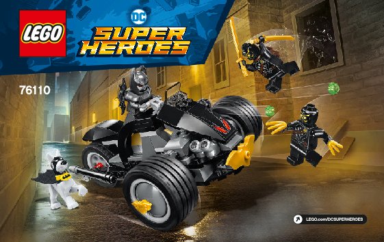 Istruzioni per la Costruzione - LEGO - 76110 - Batman™: The Attack of the Talons: Page 1