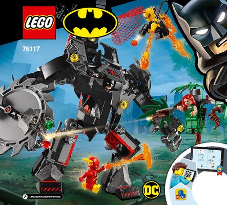 Istruzioni per la Costruzione - LEGO - 76117 - Batman™ Mech vs. Poison Ivy™ Mech: Page 1