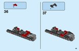 Istruzioni per la Costruzione - LEGO - 76118 - Mr. Freeze™ Batcycle™ Battle: Page 45