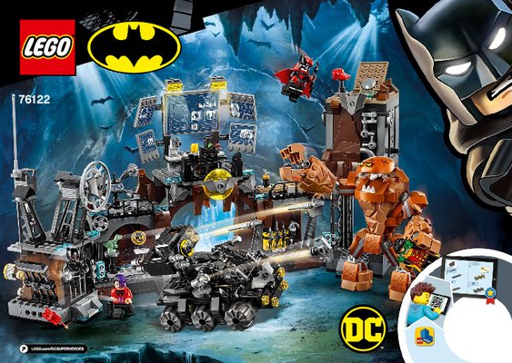 Istruzioni per la Costruzione - LEGO - 76122 - Batcave Clayface™ Invasion: Page 1