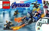 Istruzioni per la Costruzione - LEGO - 76123 - Captain America: Outriders Attack: Page 1