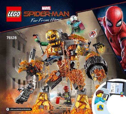 Istruzioni per la Costruzione - LEGO - 76128 - Molten Man Battle: Page 1