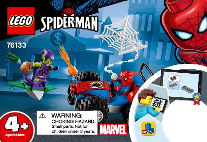 Istruzioni per la Costruzione - LEGO - 76133 - Spider-Man Car Chase: Page 1