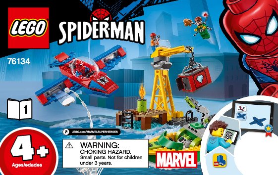 Istruzioni per la Costruzione - LEGO - 76134 - Spider-Man: Doc Ock Diamond Heist: Page 1