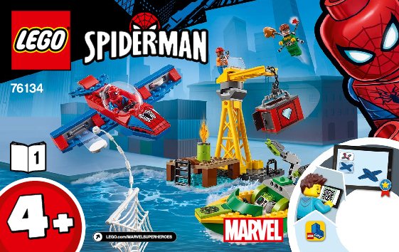 Istruzioni per la Costruzione - LEGO - 76134 - Spider-Man: Doc Ock Diamond Heist: Page 1