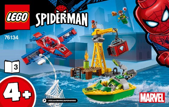 Istruzioni per la Costruzione - LEGO - 76134 - Spider-Man: Doc Ock Diamond Heist: Page 1