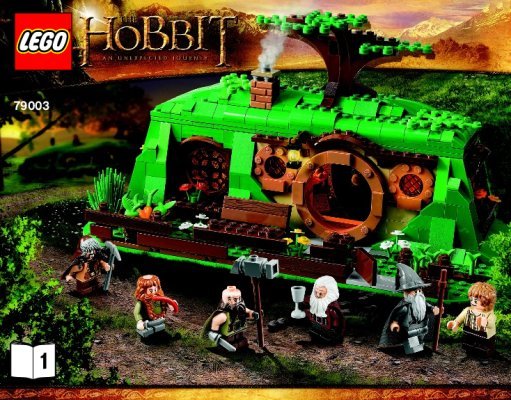 Istruzioni per la Costruzione - LEGO - The Hobbit - 79003 - Un raduno inatteso: Page 1