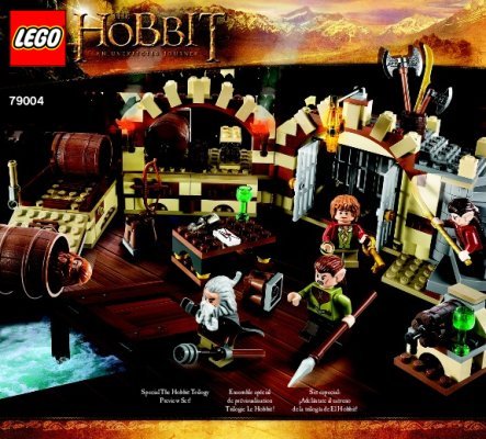 Istruzioni per la Costruzione - LEGO - The Hobbit - 79004 - Fuga dal barile: Page 1