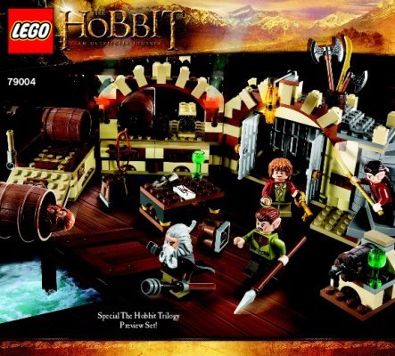 Istruzioni per la Costruzione - LEGO - The Hobbit - 79004 - Fuga dal barile: Page 1