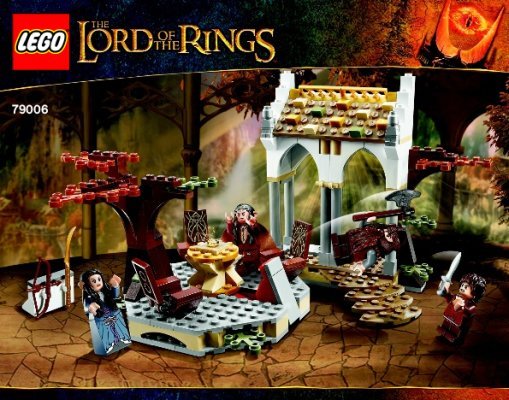 Istruzioni per la Costruzione - LEGO - The Lord of the Rings - 79006 - Il Consiglio di Elrond: Page 1