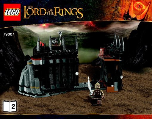 Istruzioni per la Costruzione - LEGO - The Lord of the Rings - 79007 - Battaglia al portone nero: Page 1