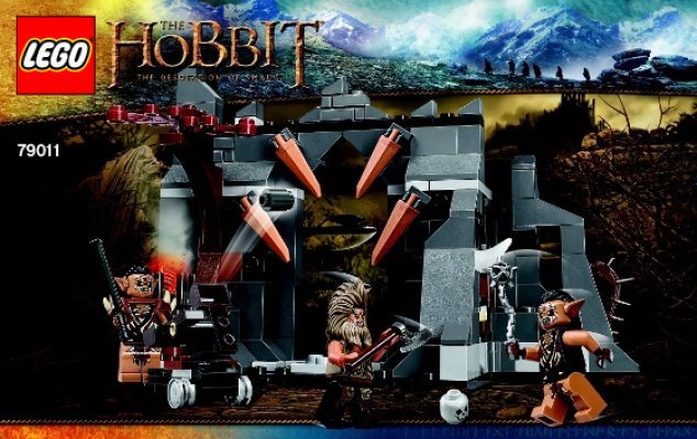 Istruzioni per la Costruzione - LEGO - The Hobbit - 79011 - Agguato a Dol Guldur: Page 1