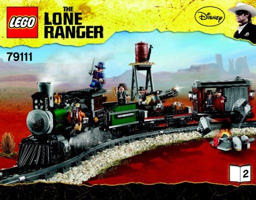 Istruzioni per la Costruzione - LEGO - 79111 - Constitution Train Chase: Page 1