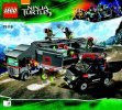 Istruzioni per la Costruzione - LEGO - Teenage Mutant Ninja Turtles - 79116 - Fuga sulla neve con il Big Rig: Page 1