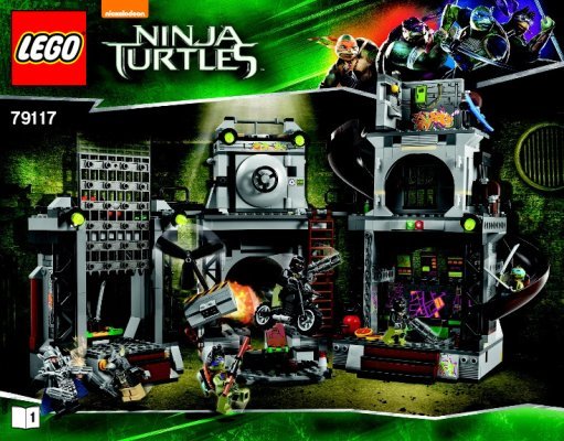 Istruzioni per la Costruzione - LEGO - Teenage Mutant Ninja Turtles - 79117 - L'invasione del covo delle tartarughe: Page 1