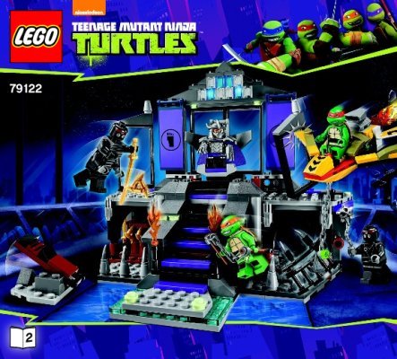 Istruzioni per la Costruzione - LEGO - Teenage Mutant Ninja Turtles - 79122 - Shredder’s Lair Rescue: Page 1