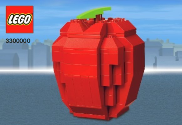 Istruzioni per la Costruzione - LEGO - 3300000 - The Brick Apple: Page 1