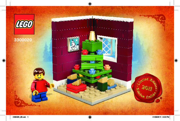 Istruzioni per la Costruzione - LEGO - 3300020 - Christmas Tree Scene: Page 1