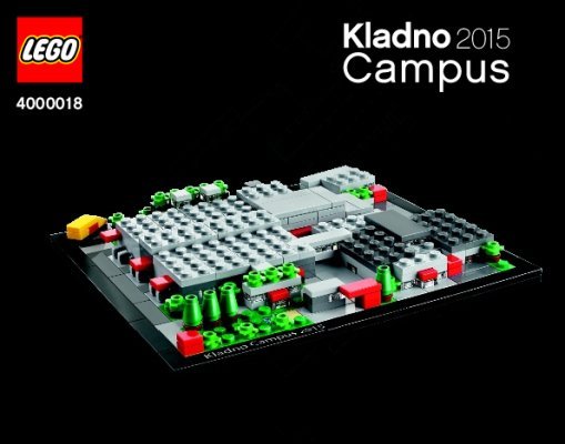 Istruzioni per la Costruzione - LEGO - 4000018 - Kladno Campus 2015: Page 1