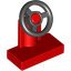 CONSOLE W WHEEL RED/BLAC