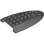 Roof tile 6x10 w. double bow