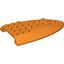 Roof tile 6x10 w. double bow